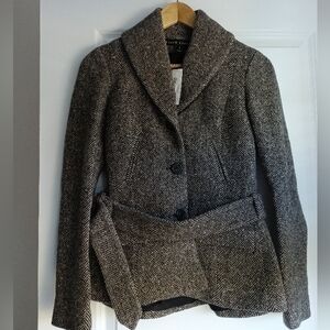Ralph Lauren Wool and Cashmere Herringbone Jacket